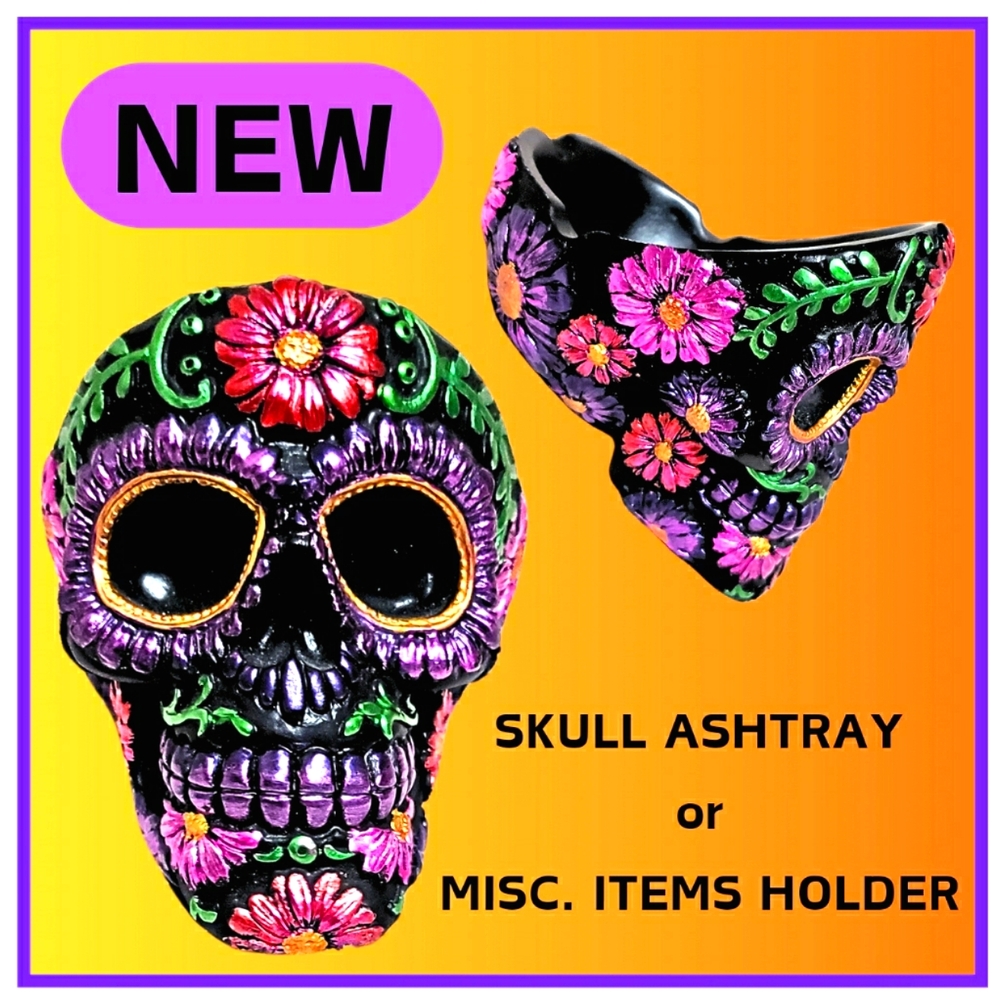 🔥NEW/SPENCERS/SKULL HEAD ASHTRAY